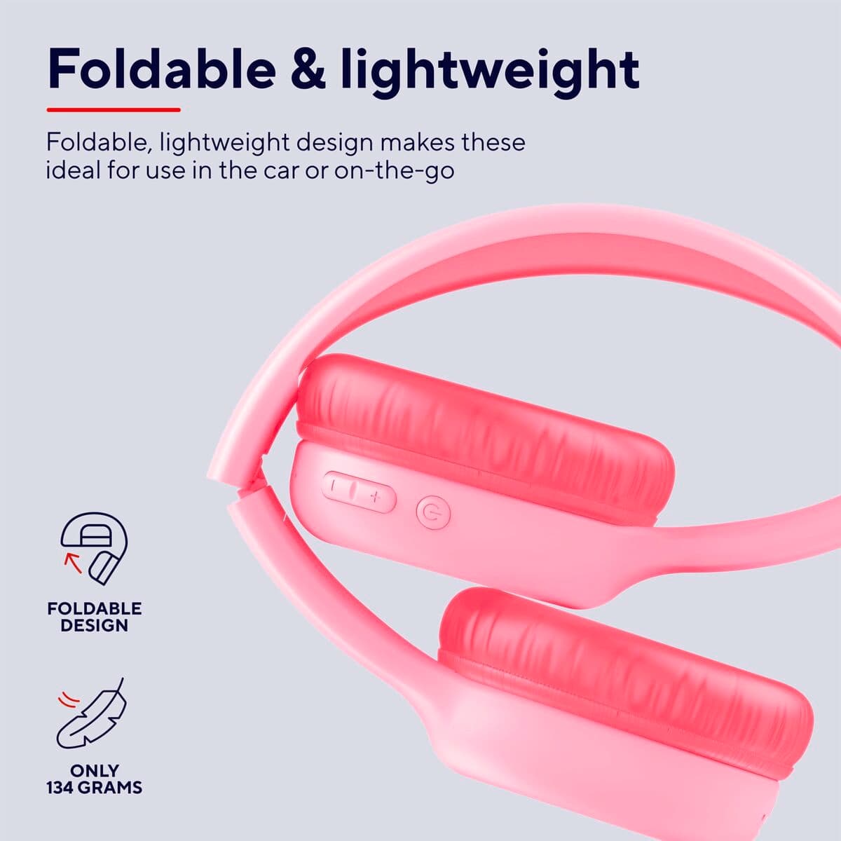 Bluetooth Headphones Trust 25274 Pink