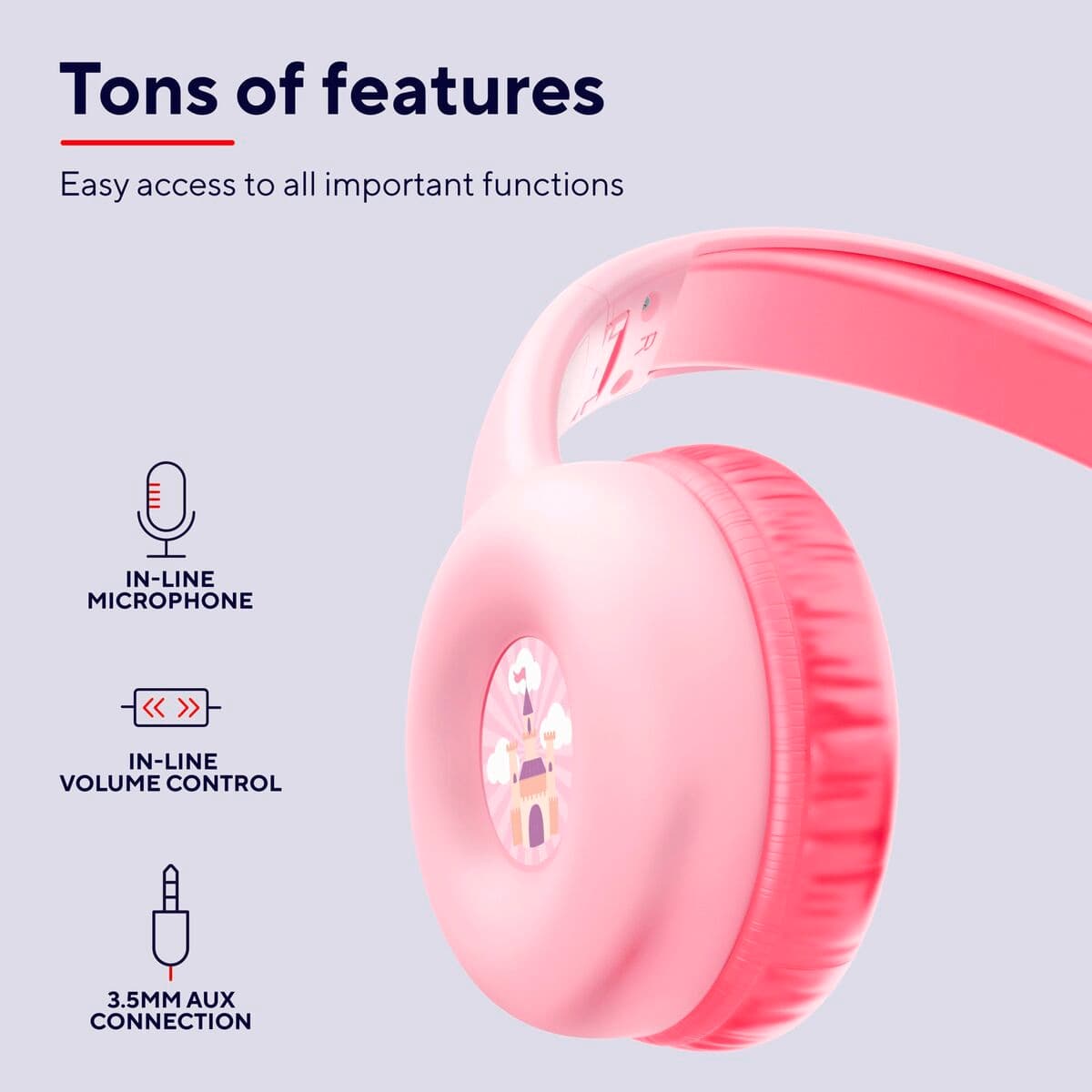 Headphones Trust 25277 Pink