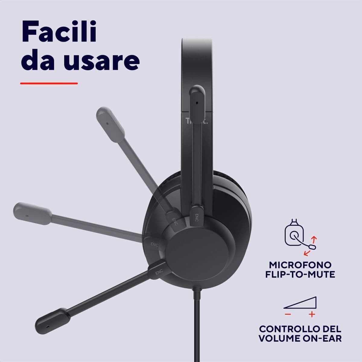 Headphones Trust 25462 Black